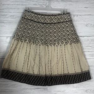Ann Taylor Loft 100 % Cotton Skirt Size 0P